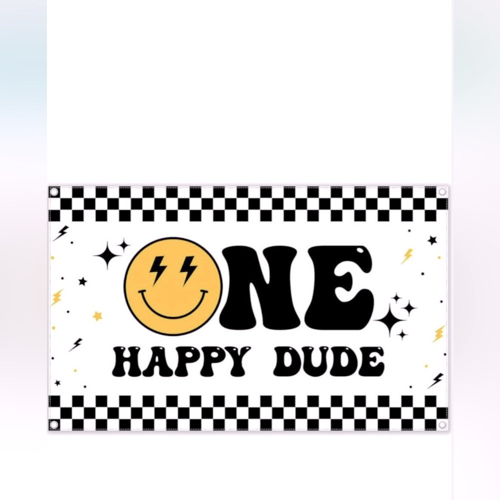One happy dude banner